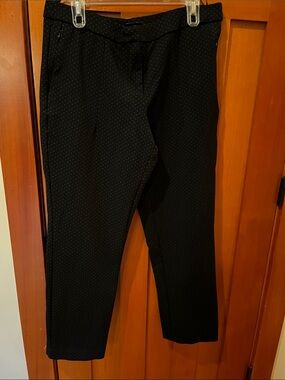 Amanda & Chelsea Black Pin Dot Trousers